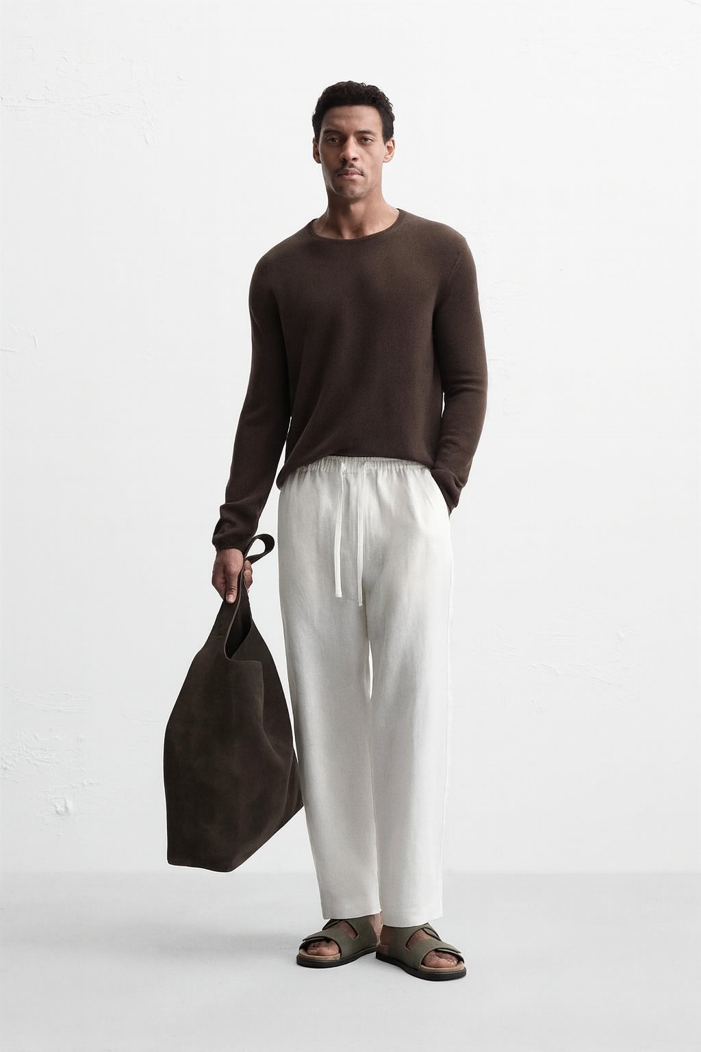 Fabmade Men’S White Loose Fit Cotton Pajama - Distacart