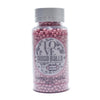 confect cherry blossom pink disco balls sprinkles 4 mm 120 gms