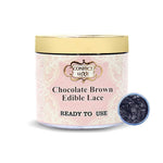 Thumbnail for confect chocolate brown edible lace100 gms