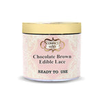 Thumbnail for confect chocolate brown edible lace100 gms