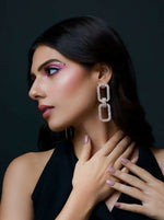 Thumbnail for Zircoin Link Earrings By House of Ree - Distacart