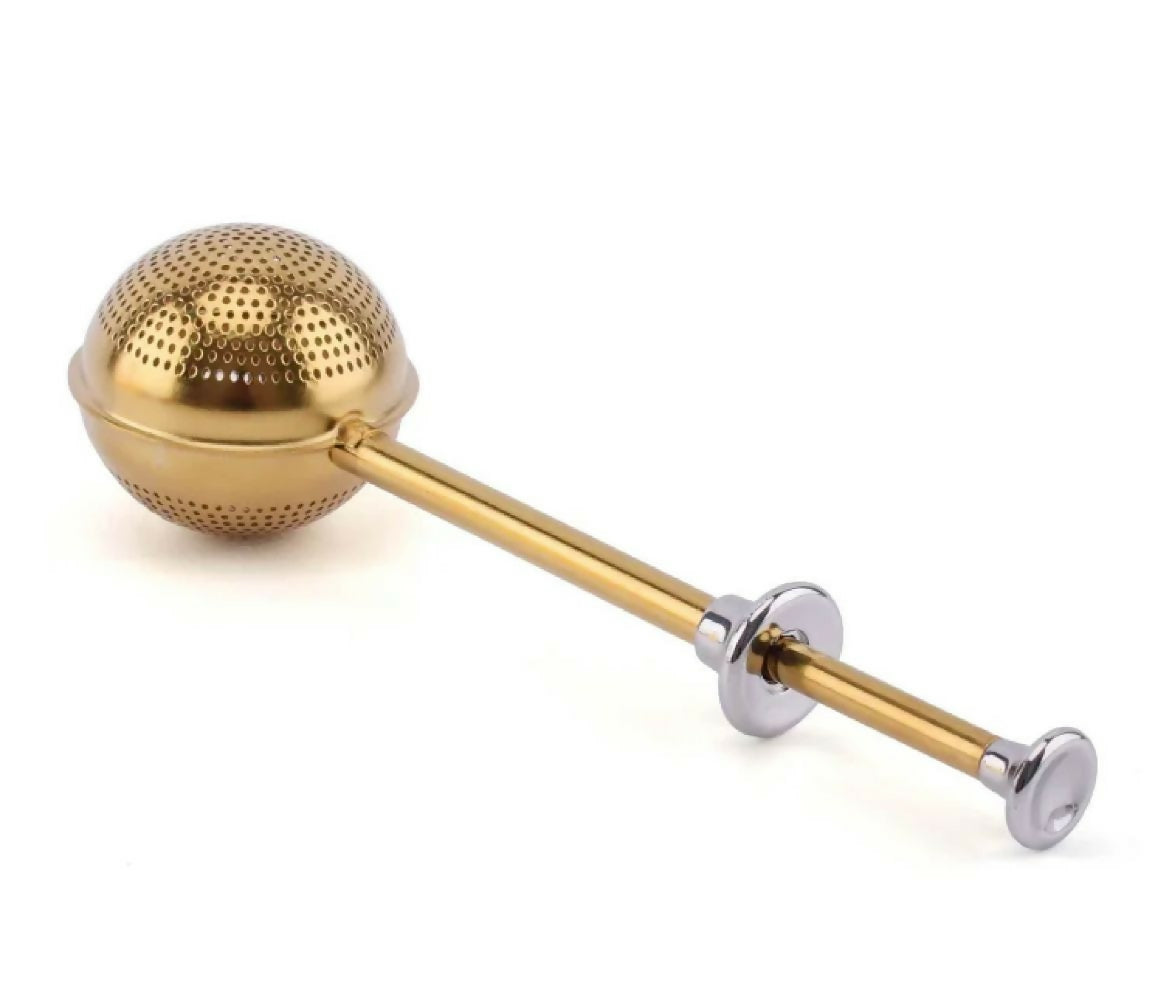 Shuddh Natural Royal Brass Strainer - Loose Leaf Tea - Distacart