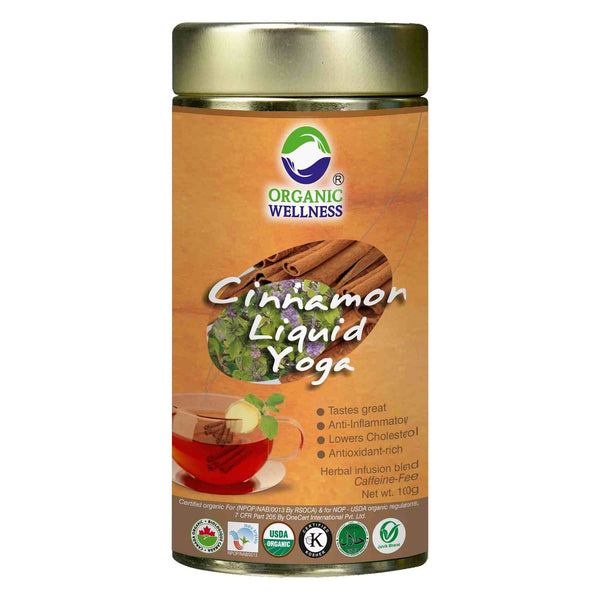 Organic Wellness Ow'Real Cinnamon Liquid Yoga Leaf Tea Tin Pack - Distacart