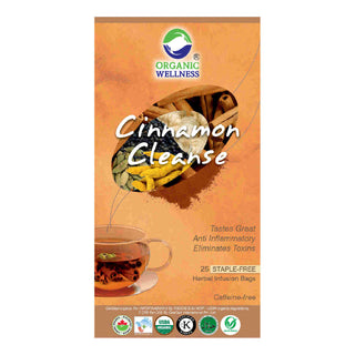 Organic Wellness Ow'Real Cinnamon Cleanse Teabags - Distacart