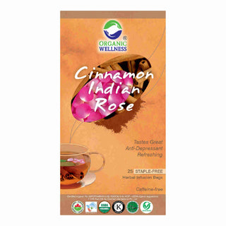 Organic Wellness Ow'Real Cinnamon Indian Rose Teabags - Distacart