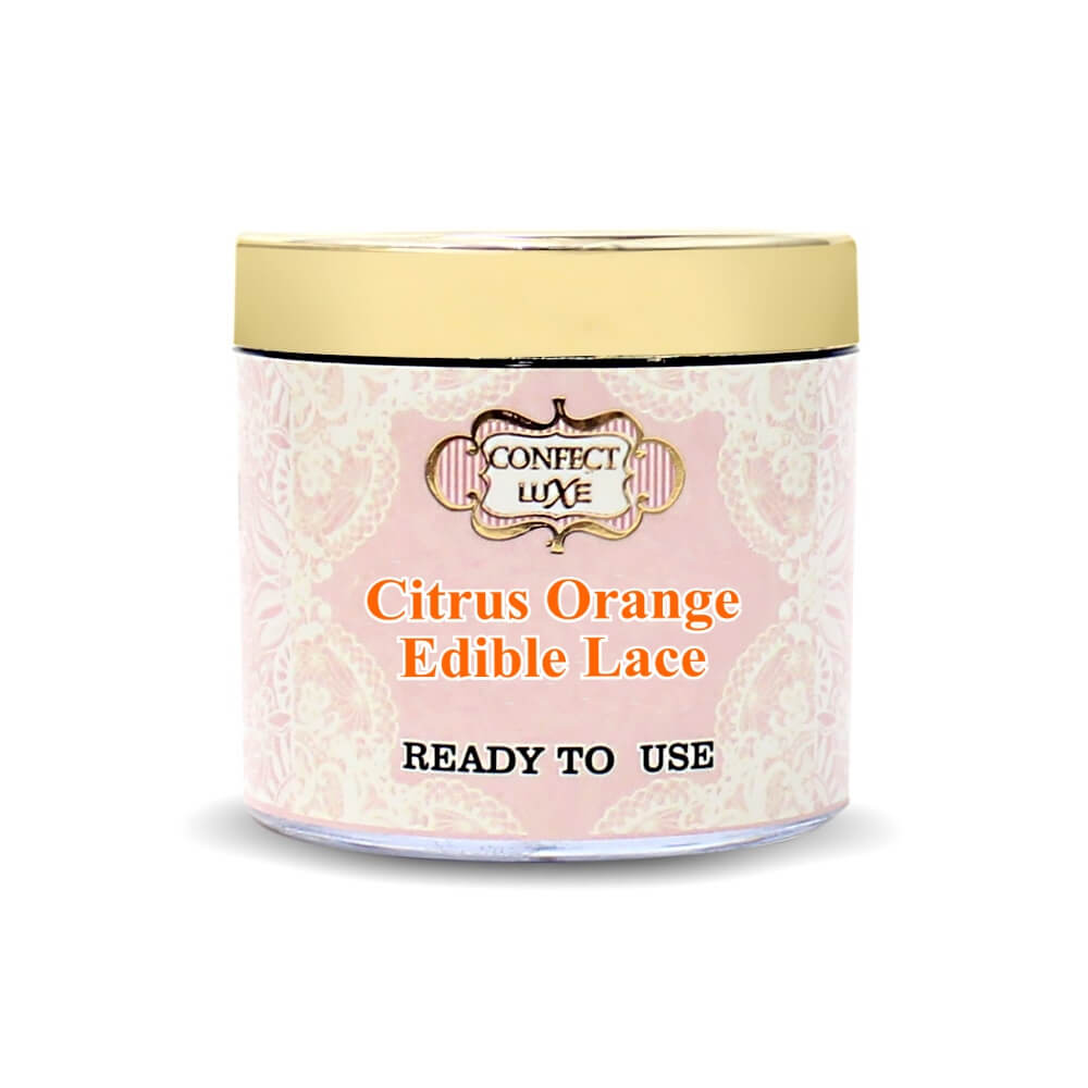 citrus orange edible lace 100g