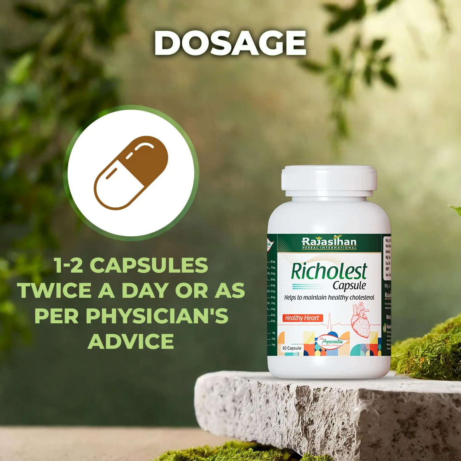 Rajasthan Herbals Richolest Capsules - Distacart