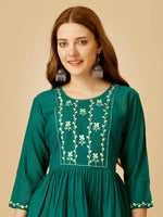 Thumbnail for Aastha Fashion Women's Rama Viscose Rayon Embroidered Casual Top - Distacart