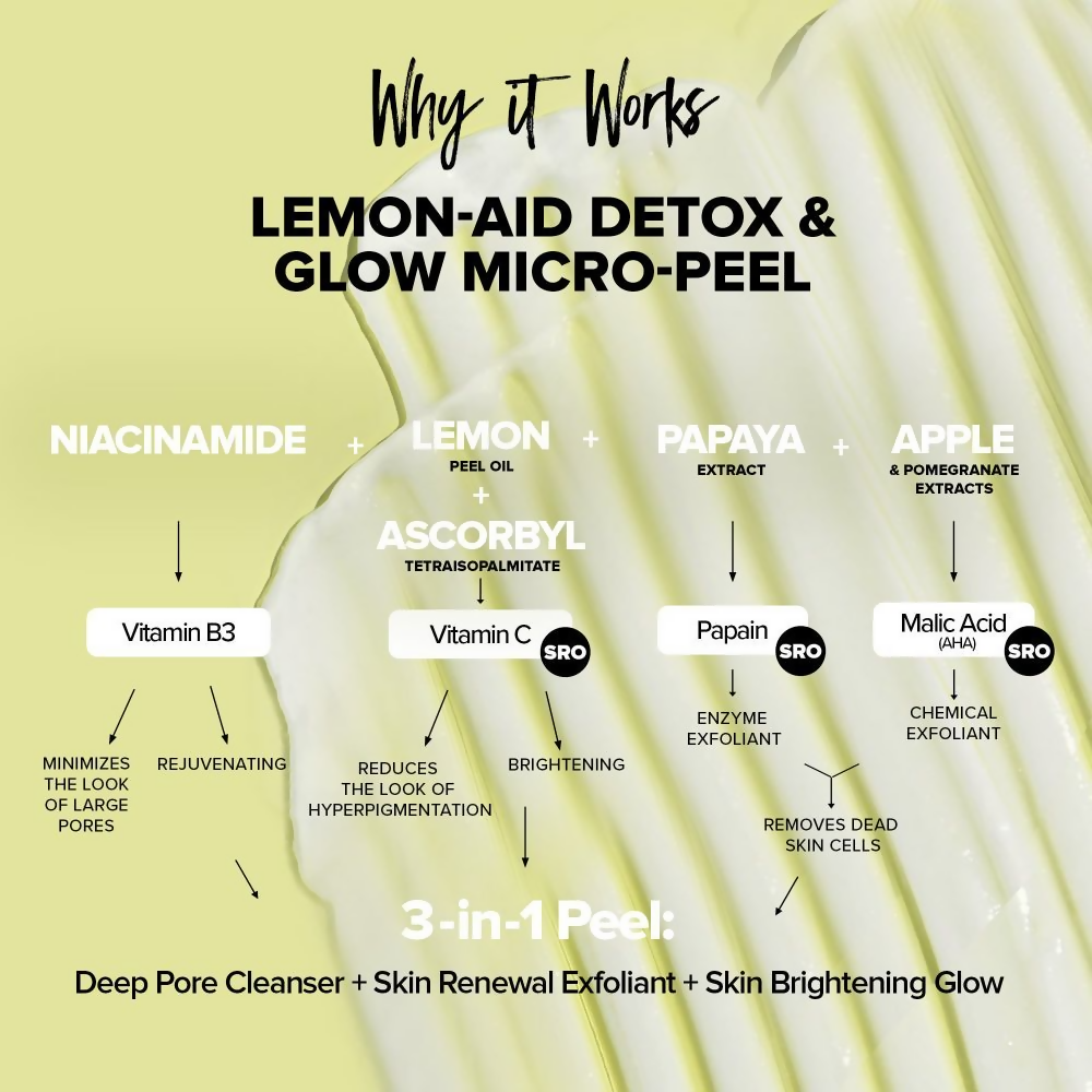 Nudestix Nudeskin Lemon-Aid Detox & Glow Micro-Peel - Distacart