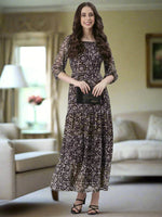 Thumbnail for Souchii Printed Maxi Dress