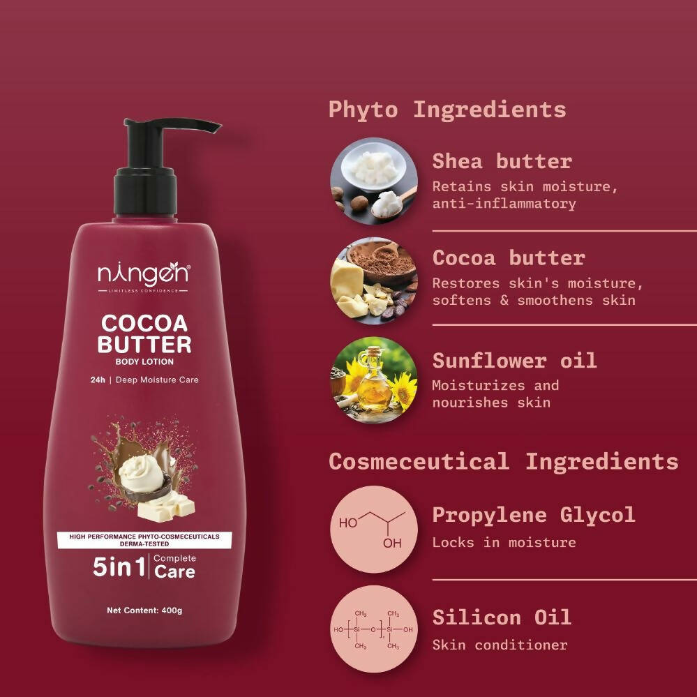 Ningen Cocoa Butter Body Lotion - Distacart