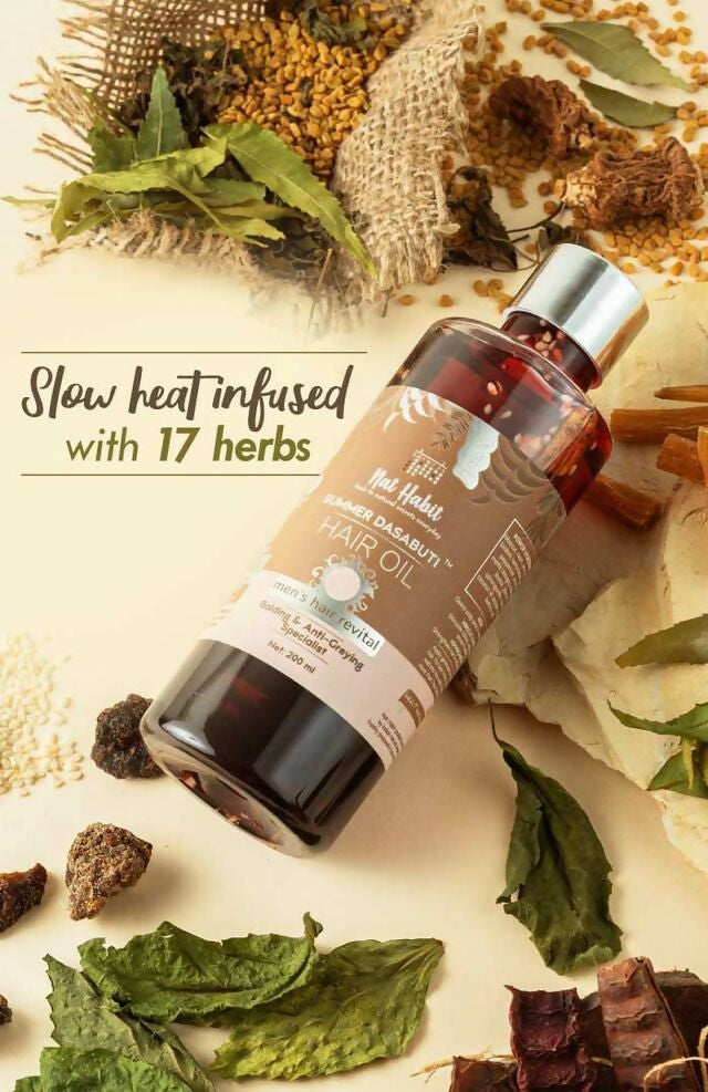 Nat Habit Men's Revital Summer Hair Oil - Distacart