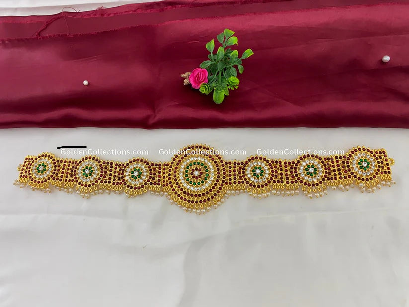 Elite Trading Classical Temple Jewellery Belt – Bharatanatyam Waist Accessory for Women & Girls - Distacart