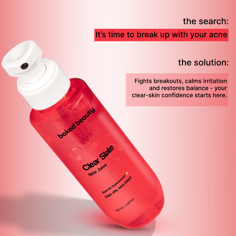 Baked Beauty Clear Slate Skin Juice - Anti Acne Toner - Distacart