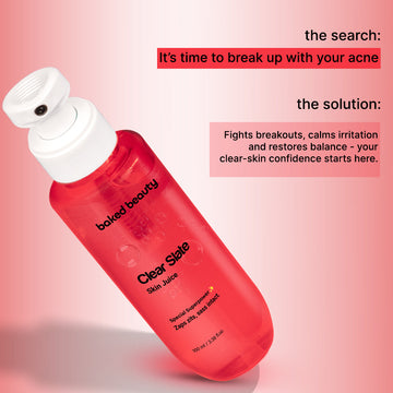 Baked Beauty Clear Slate Skin Juice - Anti Acne Toner - Distacart