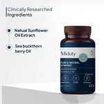 Thumbnail for Miduty by Palak Notes Pure & Natural Vitamin E Sea Buckthorn Berry Softgels - Distacart
