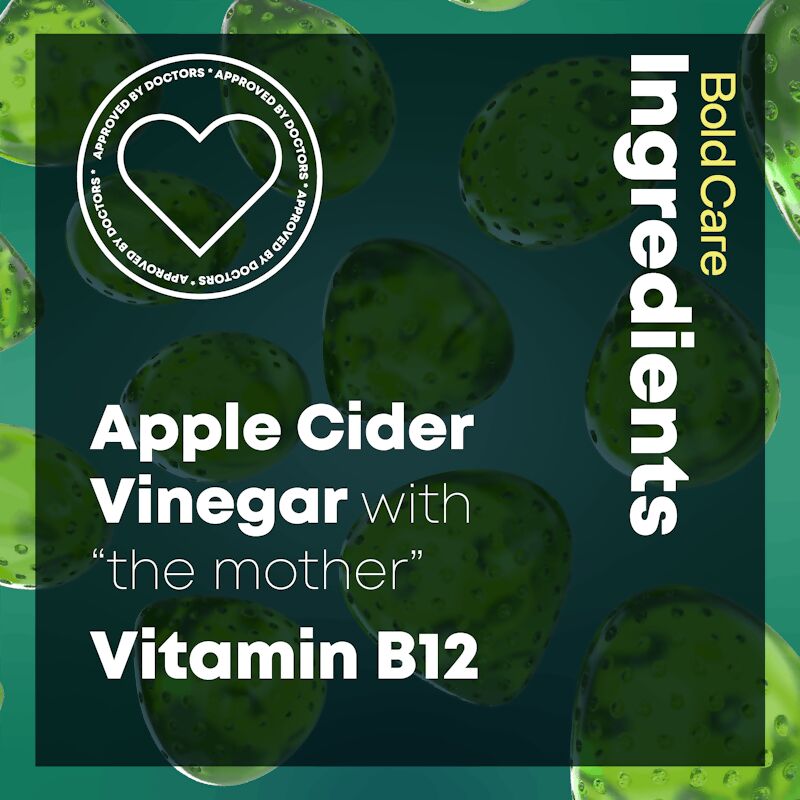 Bold Care Chews Apple Cider Vinegar Gummies - Distacart