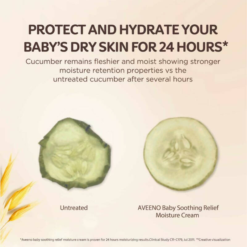 Aveeno Baby Soothing Relief Moisture Cream - Distacart