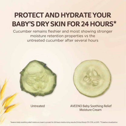 Aveeno Baby Soothing Relief Moisture Cream - Distacart