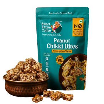 Sweet Karam Coffee Peanut Chikki - Dista