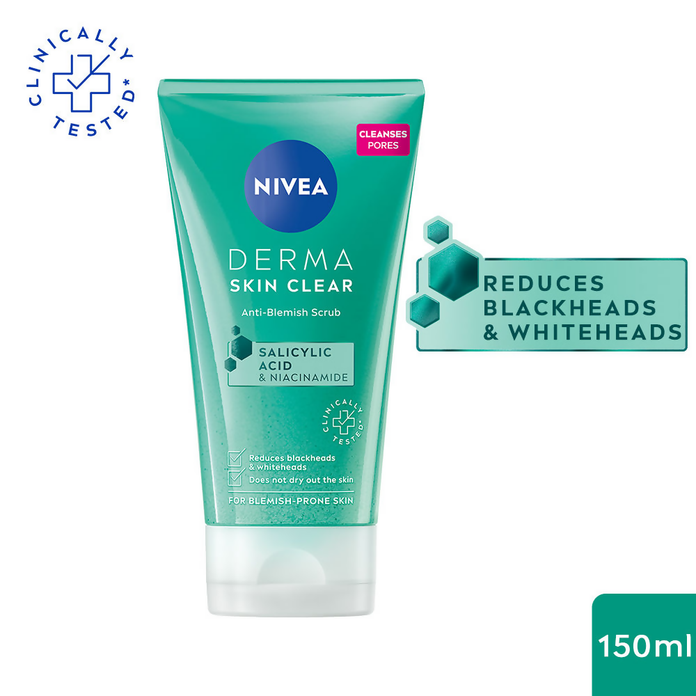 Nivea Derma Skin Clear Anti-Blemish Scrub - Distacart