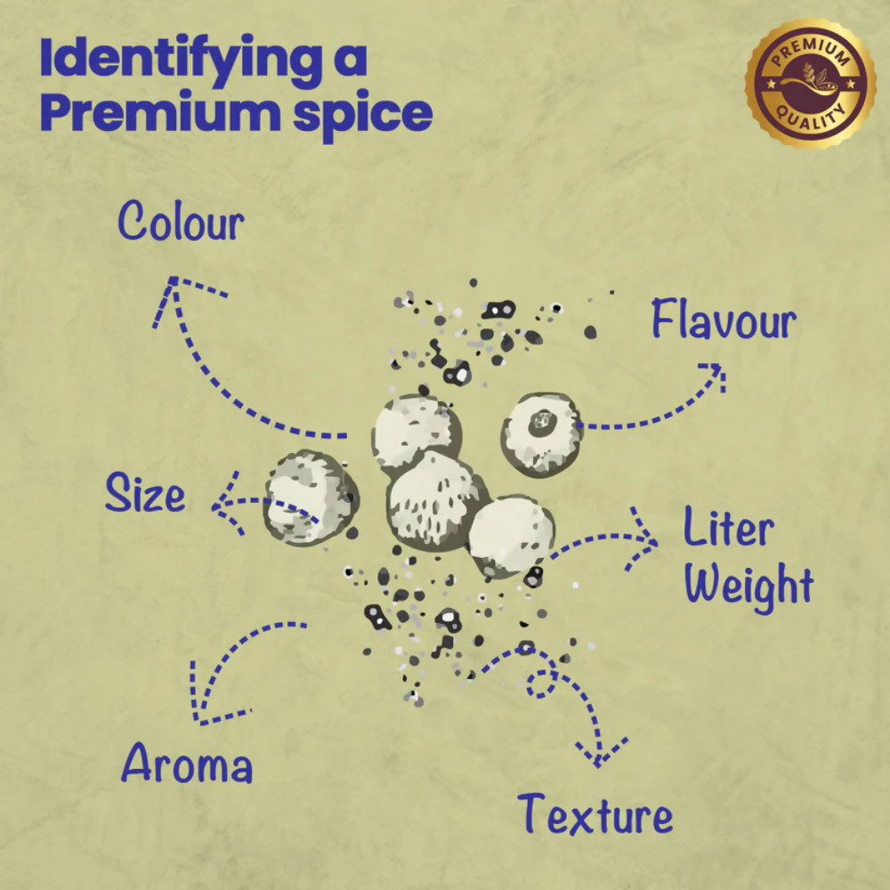 Crista Spices White Pepper Powder - Distacart