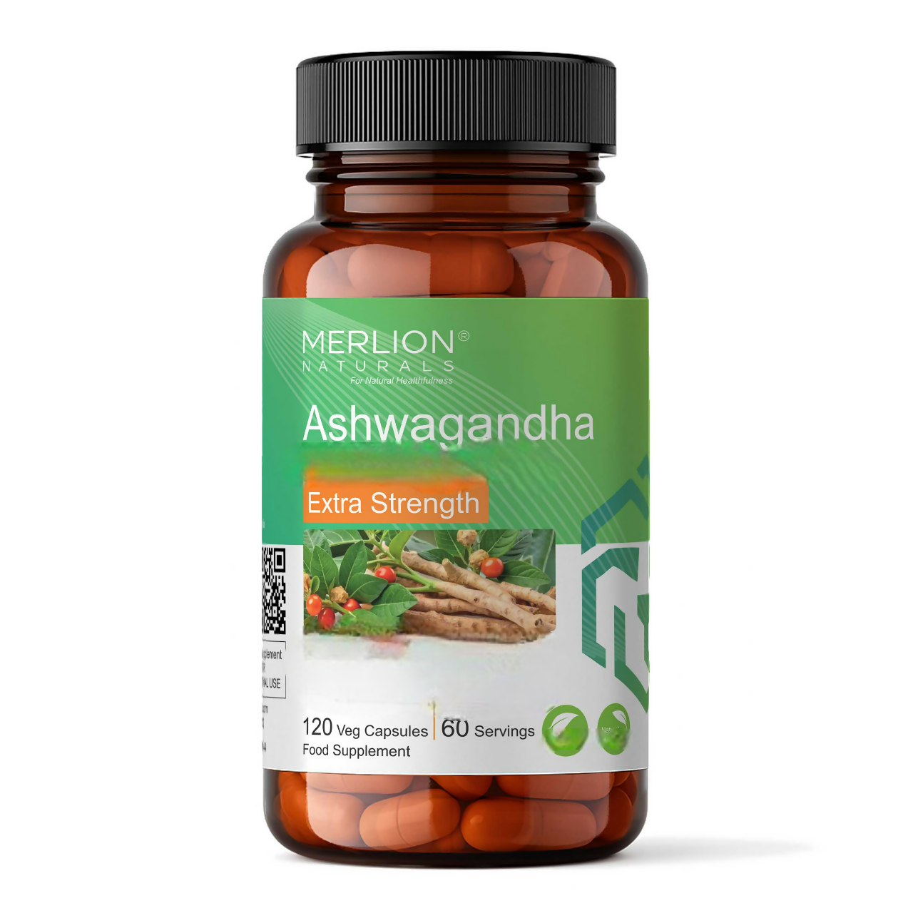 Merlion Naturals Ashwagandha Extra Strength Capslues - Distacart