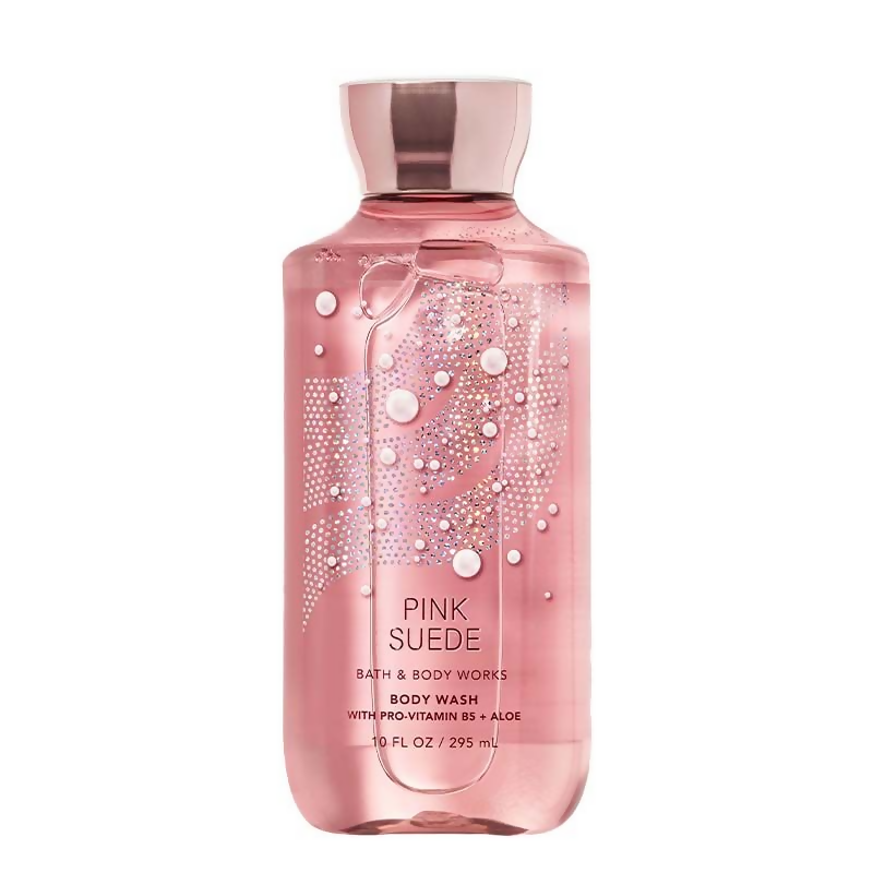 Bath & Body Works Pink Suede Body Wash - Distacart