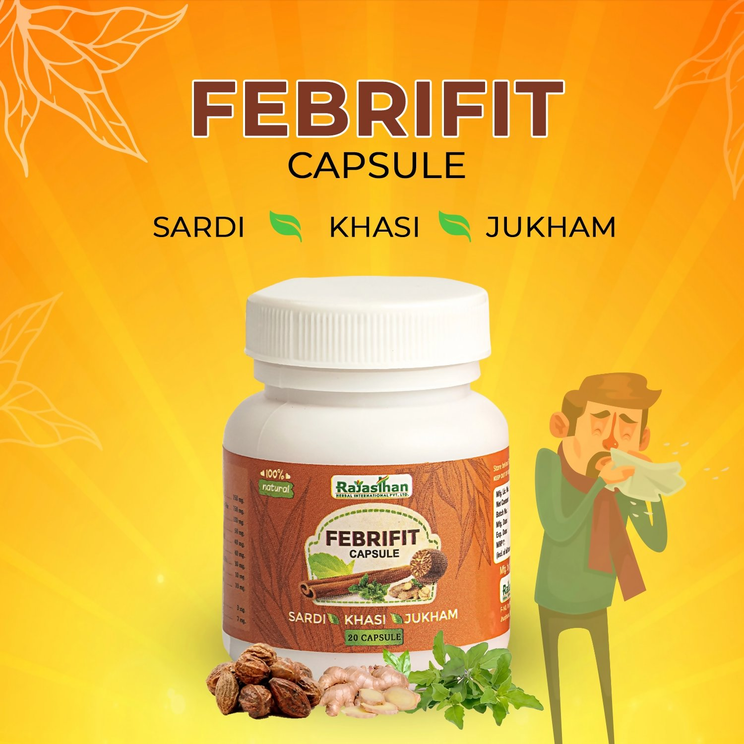 Rajasthan Herbals Febrifit Capsules