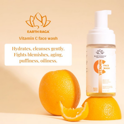 Earthraga Vitamin C Foaming Face Wash - Distacart