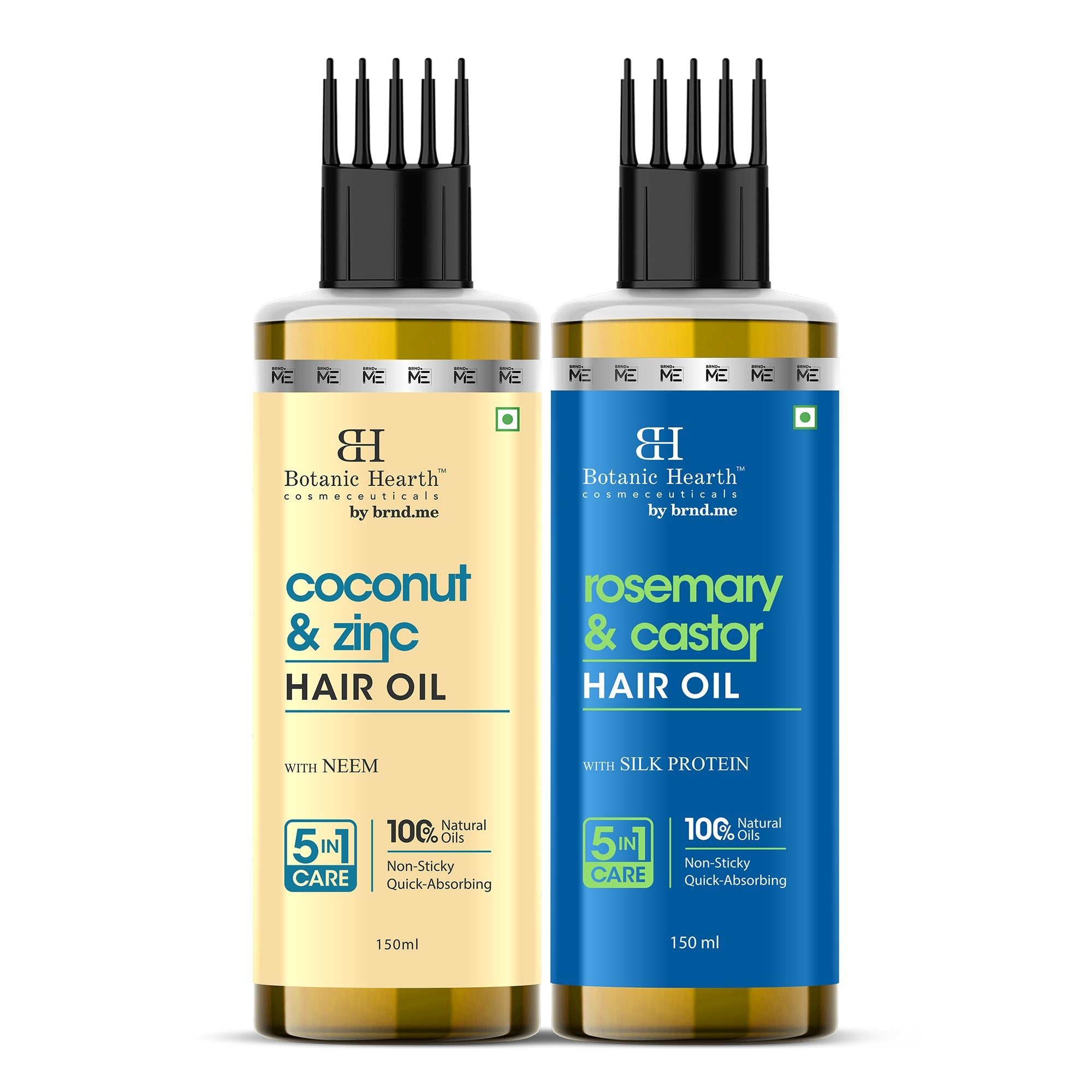Botanic Hearth Coconut Zinc & Rosemary Castor - Hair Oil - Distacart