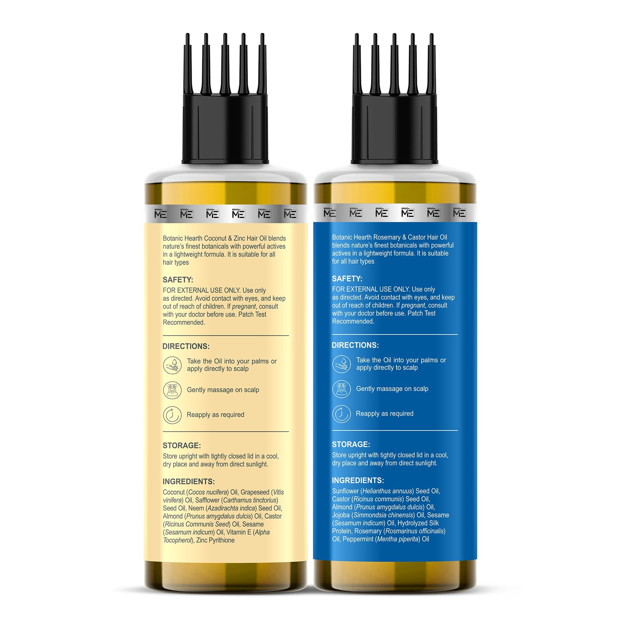 Botanic Hearth Coconut Zinc & Rosemary Castor - Hair Oil - Distacart
