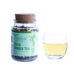Thumbnail for Tassyam Organics Tulsi Ginger Lemon Haldi Green Tea - Distacart