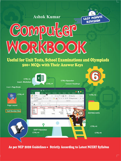 Computer Workbook Class 6 by Ashok Kumar - Dista