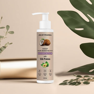 Jagat Pharma Deep Nourishment Conditioner With Silk Protein - Unlock Luxurious Silkiness for Your Hair - Distacart
