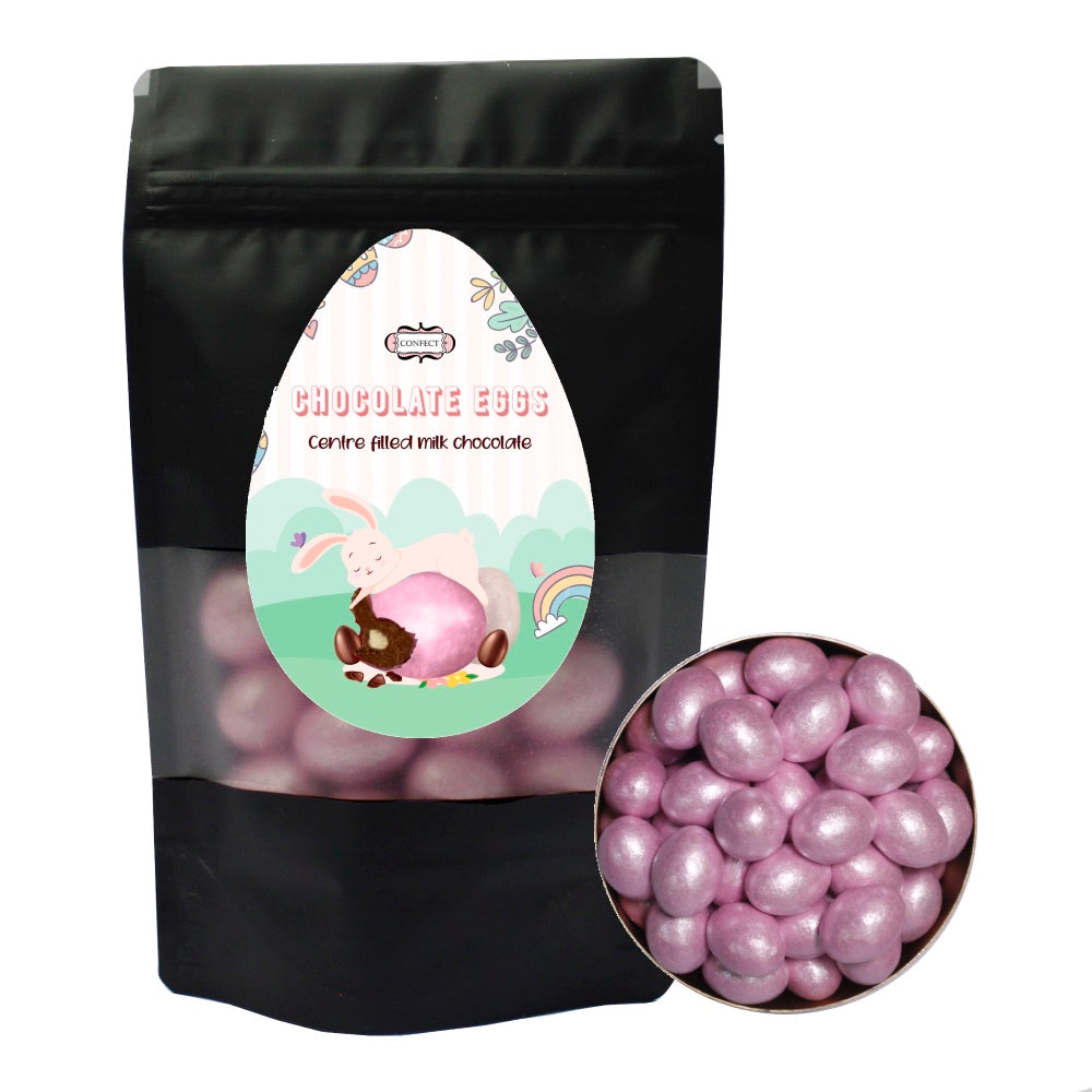 confect pink chocolate eggs 300 gms