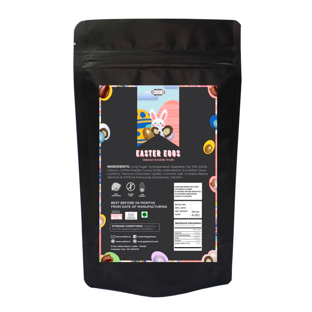 confect gold chocolate eggs 300 gms