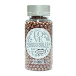 Thumbnail for confect copper disco balls sprinkles 6 mm 120 gms