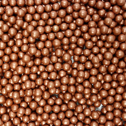 confect copper disco balls sprinkles 6 mm 120 gms