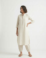 Thumbnail for Gharana India Aira Cream Coord Set - Dista