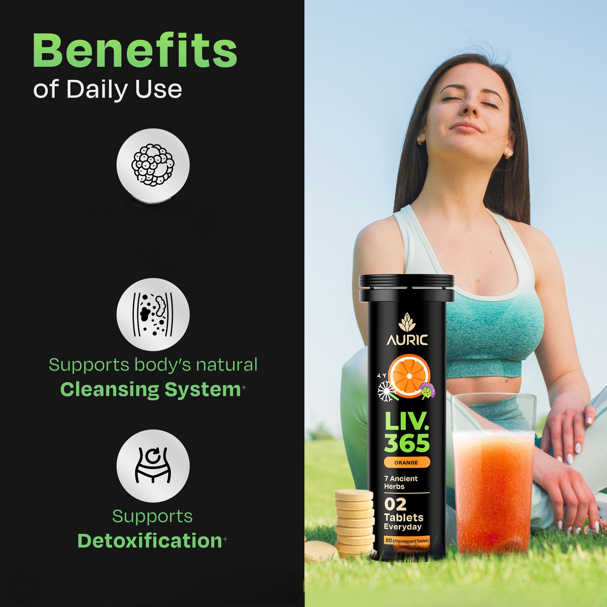 Auric Herbal Liver Support Supplement - Dista