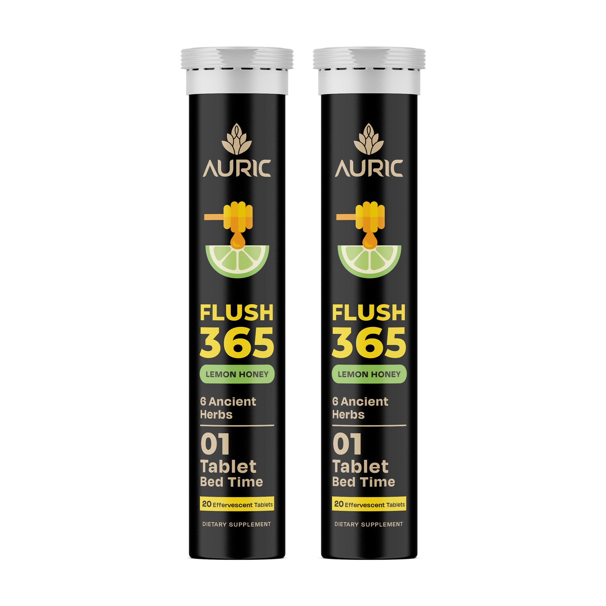 Auric Flush365 Tablets | Honey Lemon Flavour - Dista