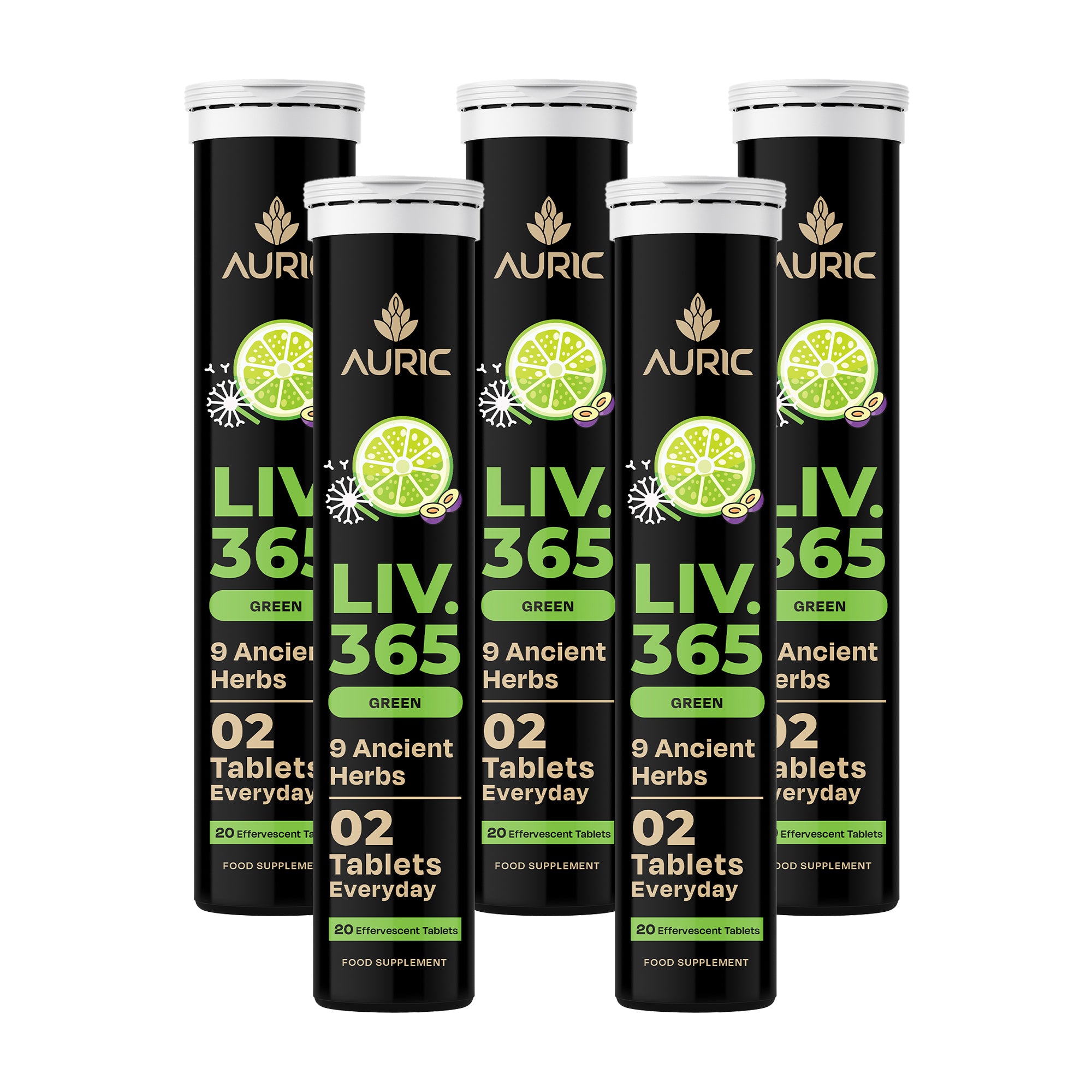 Auric Liv365 Tablets | Lemon Flavour - Dista