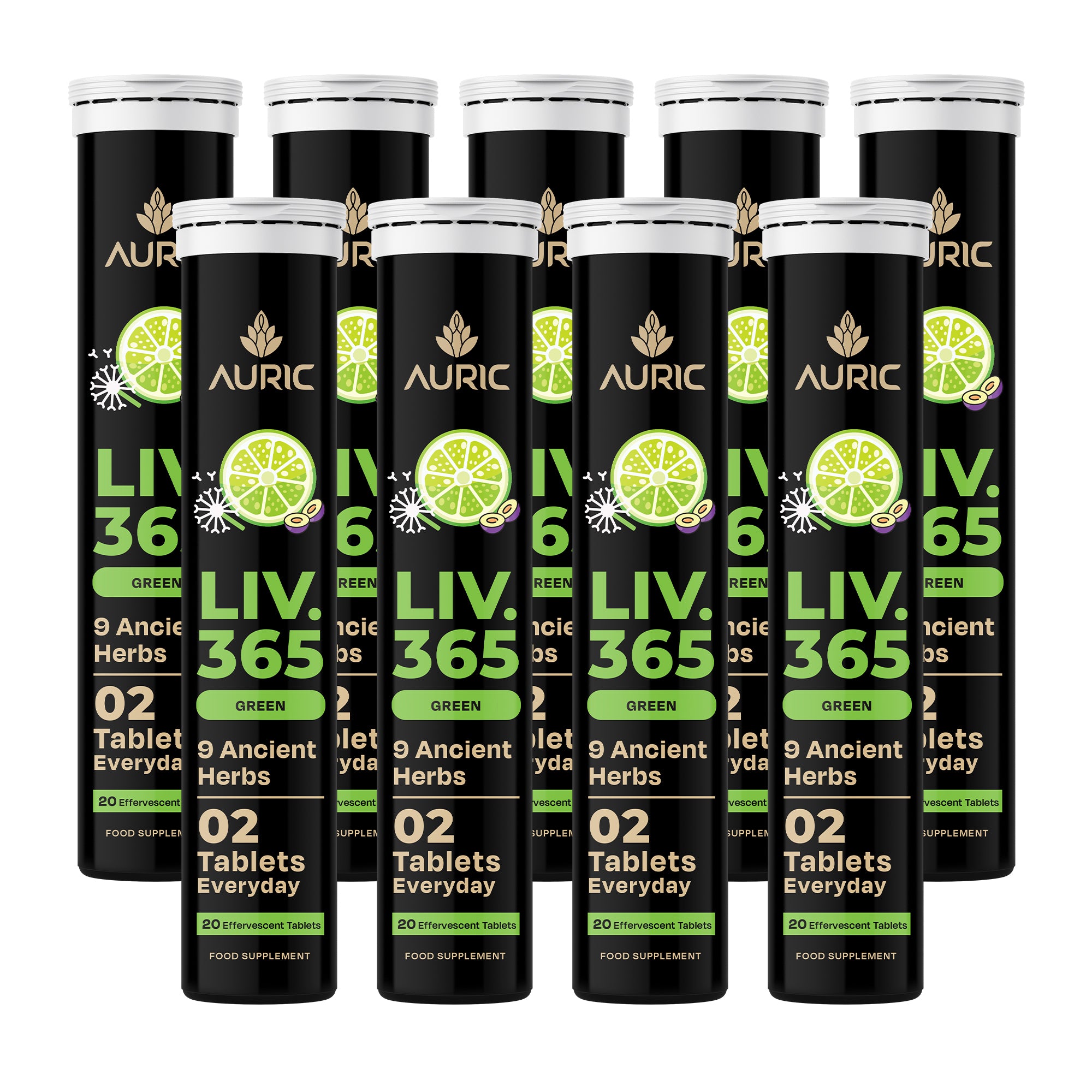 Auric Liv365 Tablets | Lemon Flavour - Dista