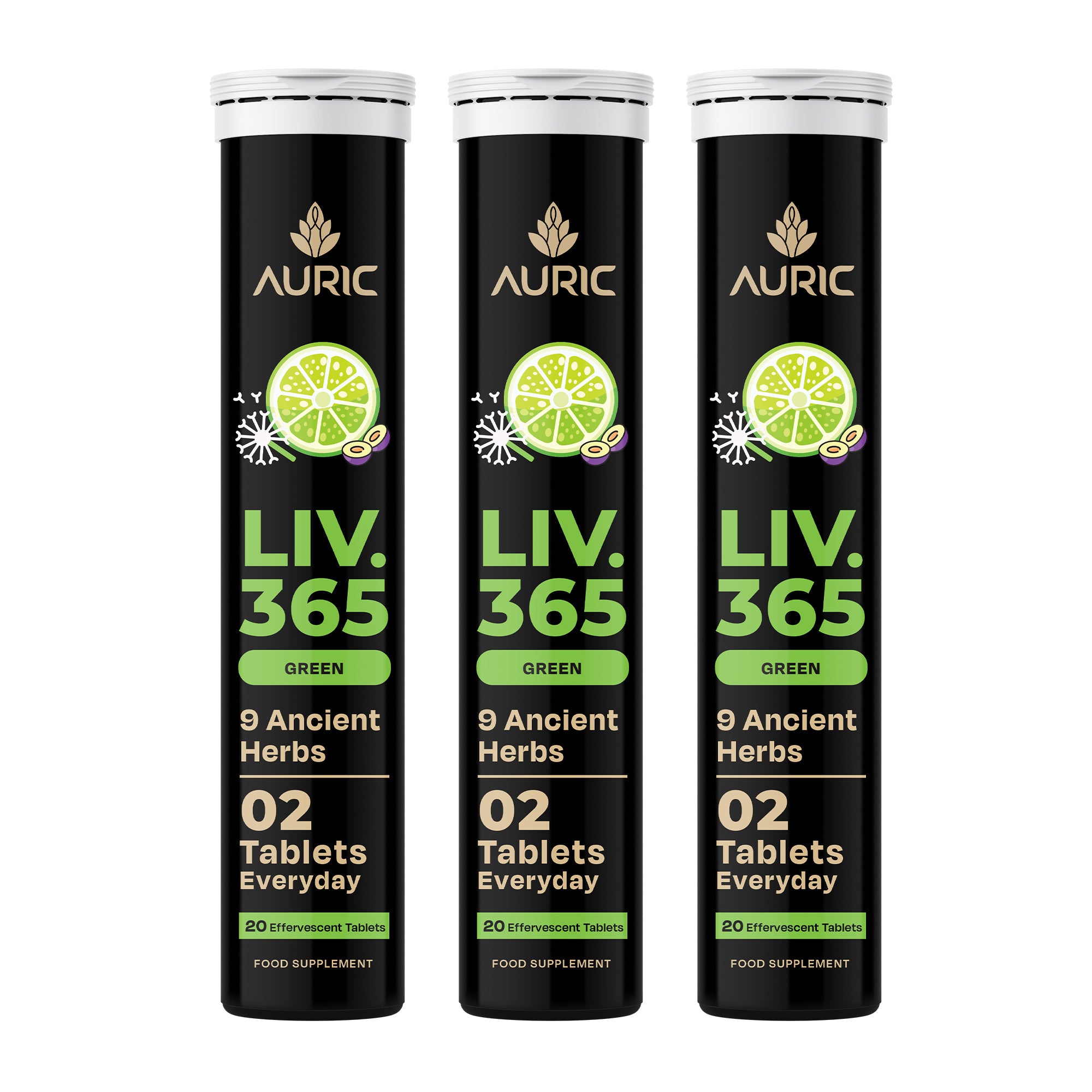 Auric Liv365 Tablets | Lemon Flavour - Dista