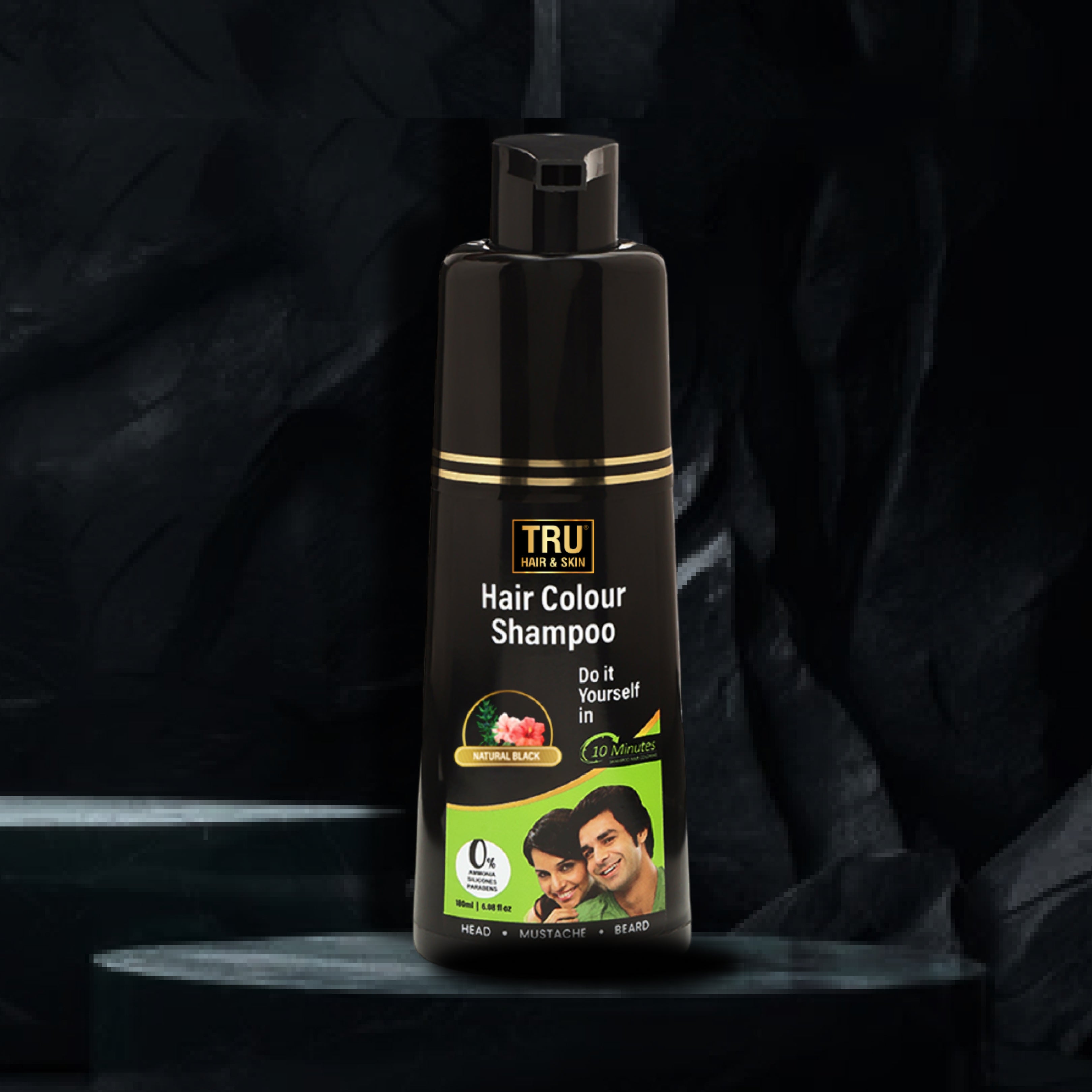 Tru Hair & Skin Black Colour Shampoo - Dista