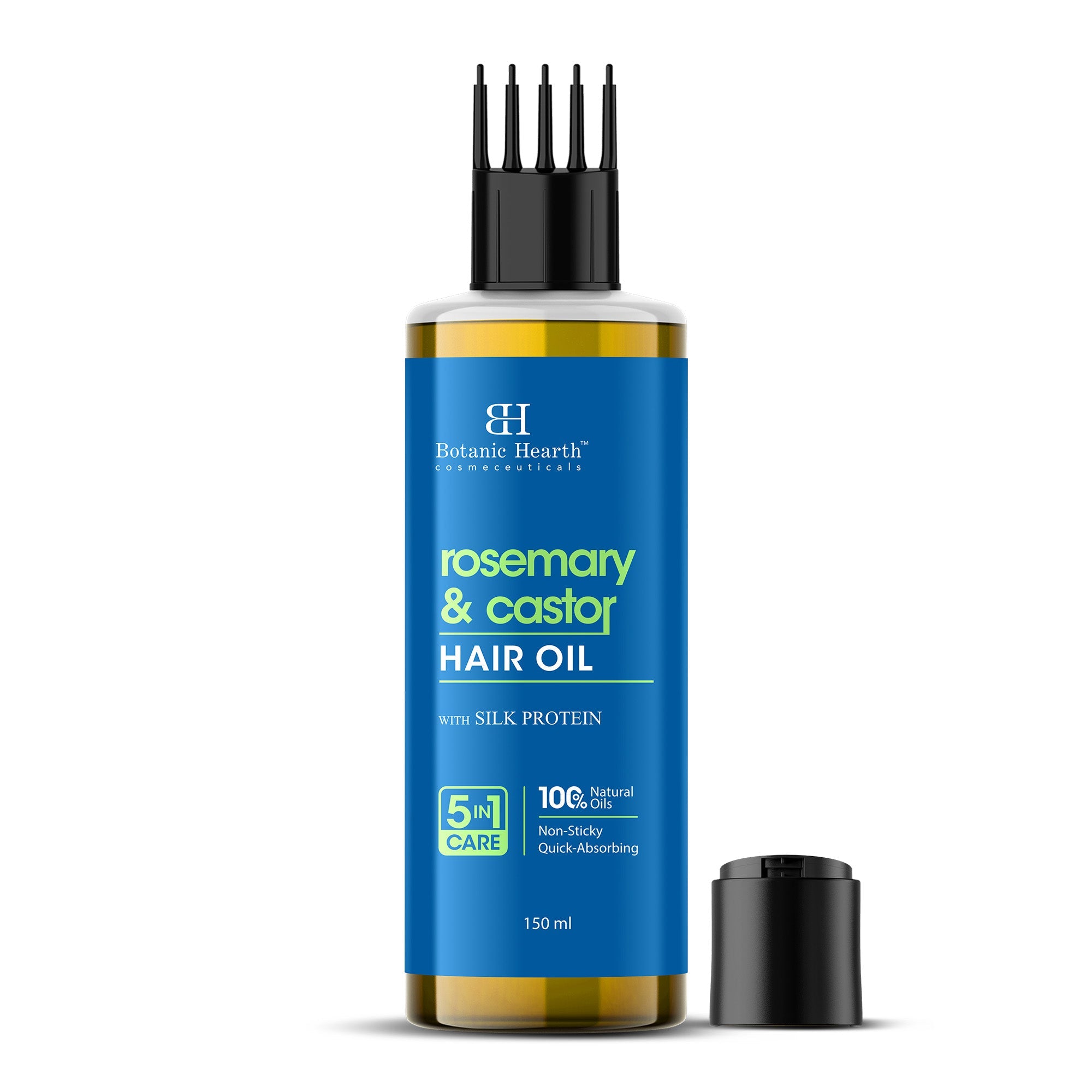 100% Pure Rosemary Castor Oil for Hair Growth - Distacart