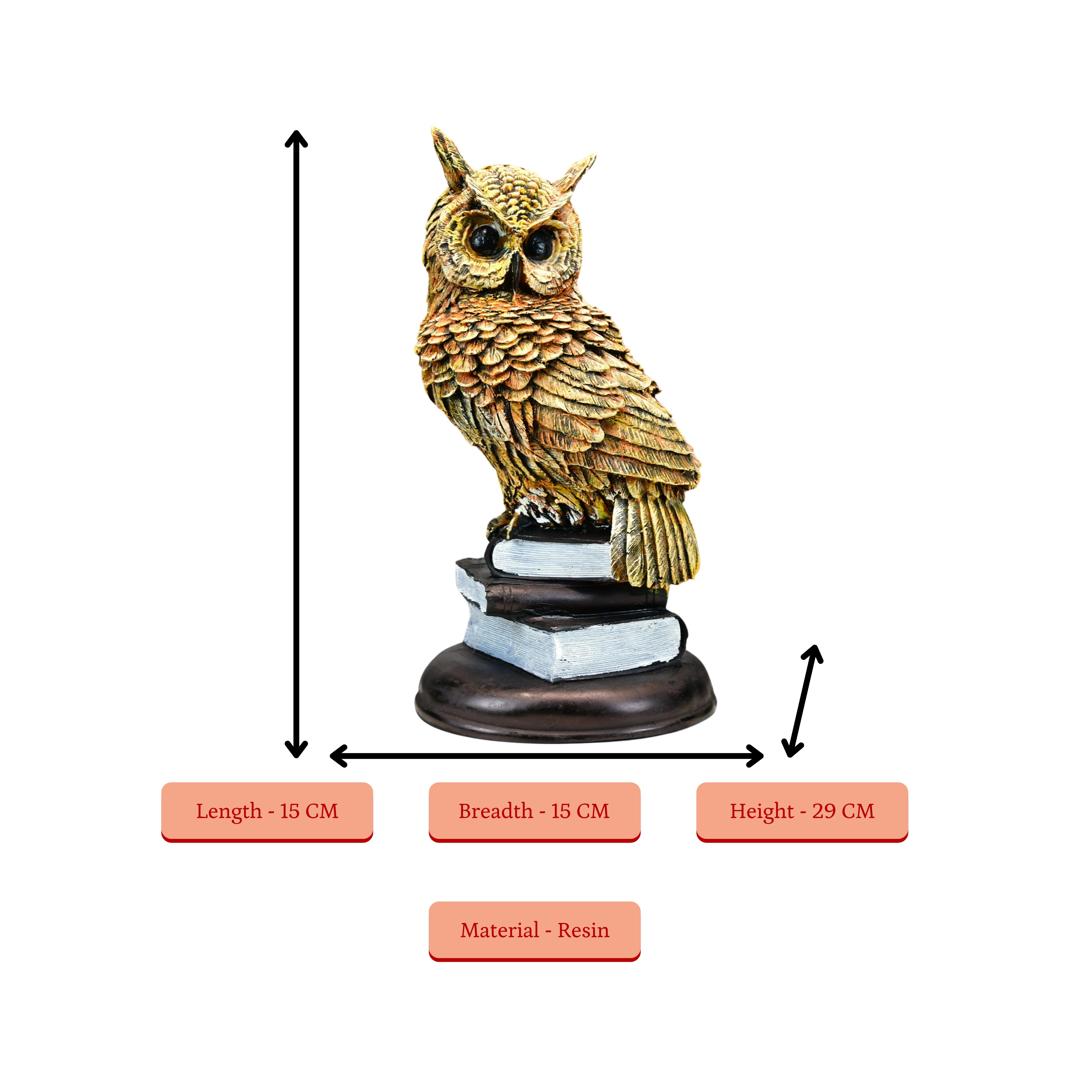 Sowpeace Guardian Majesty Owl Sculpture