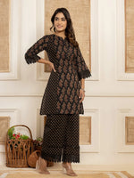 Thumbnail for Yufta Cotton Black Co-Ord Set