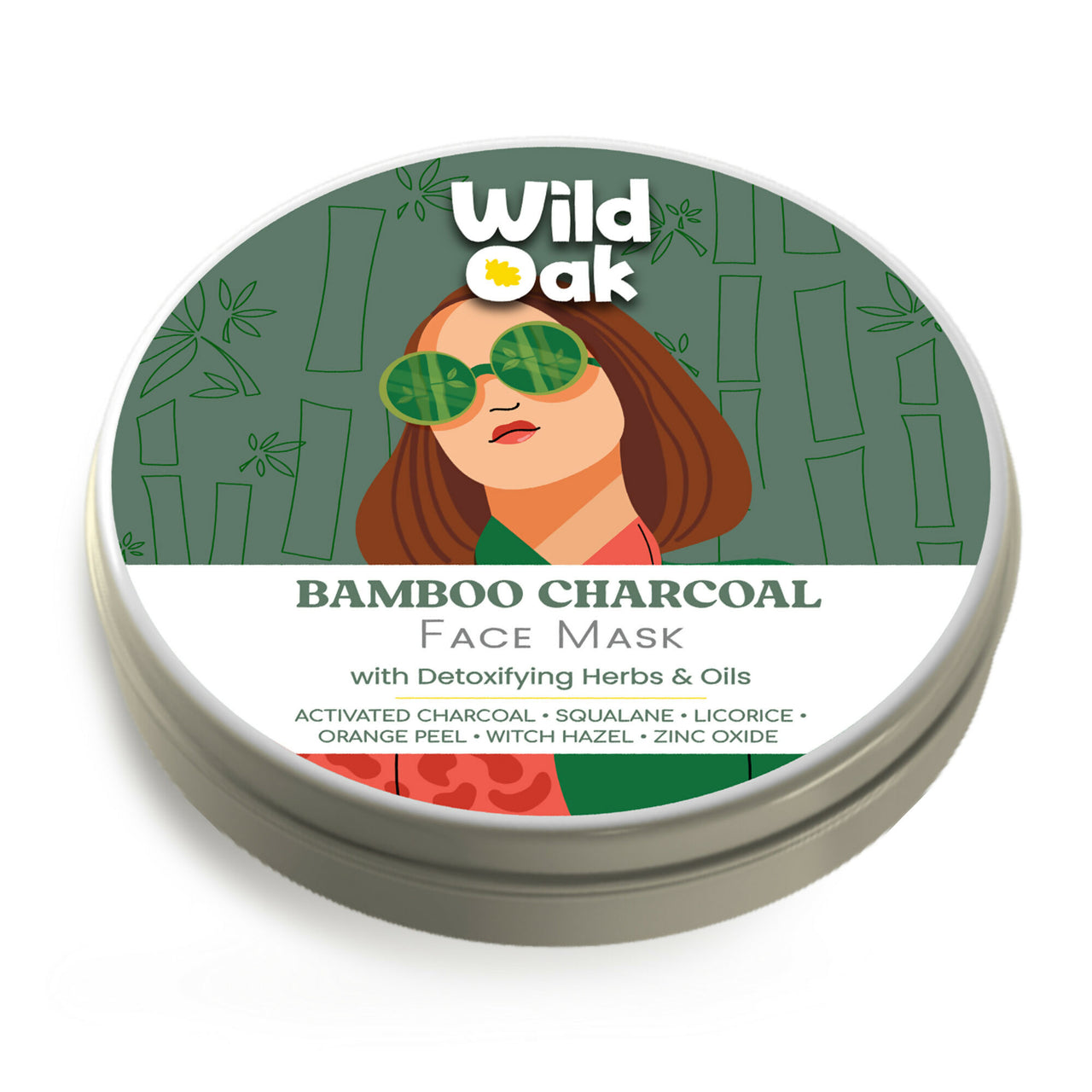 Wild Oak Niacinamide Bamboo Charcoal Face Mask - Distacart